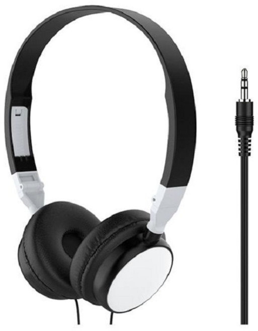 키밍 유선 컴퓨터 게이밍 헤드셋, 화이트, KM2978-193-4