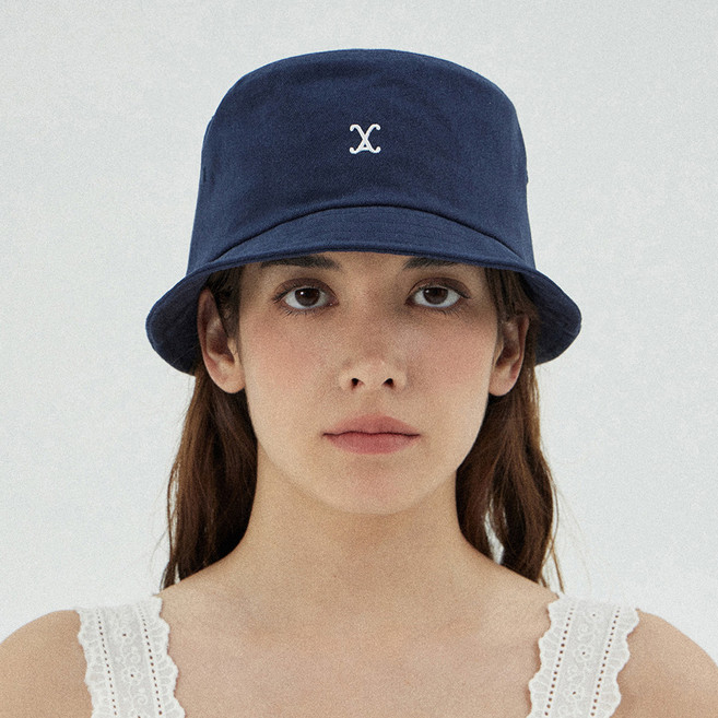 바잘 VA 커브드 로고 숏 바이저 버킷햇