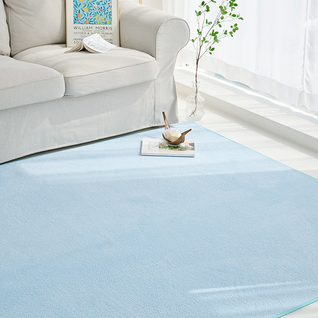 이니띠움 파스텔 사계절 단모 워셔블 러그 카페트