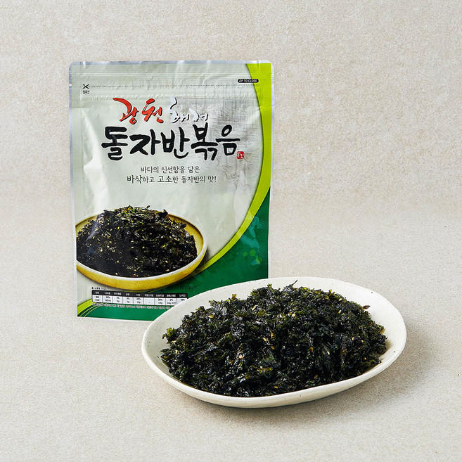 광천해저 돌 김자반볶음, 2개, 50g