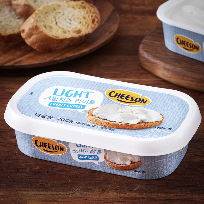 ENTREPINARES 크림치즈 라이트, 200g, 1개입, 1개