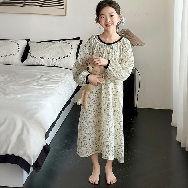 핑크비 타나 원피스 파자마