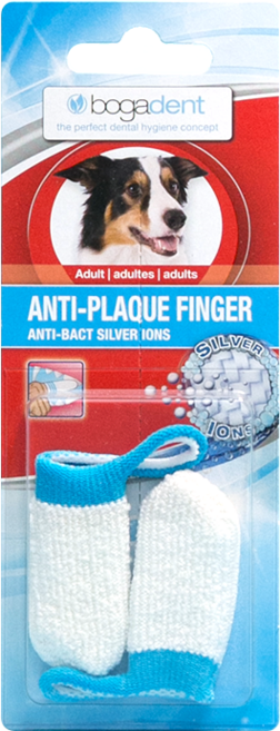 보가덴트 안티플라그 극세사 손가락 칫솔 2p 어덜트, 혼합색상, 1개