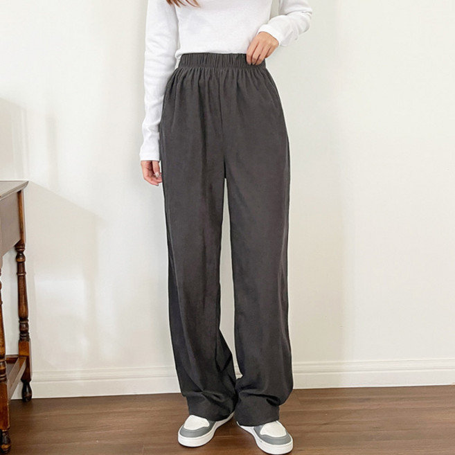 토마토팩토리 너랑나랑 투웨이 골덴 코듀로이 와이드 롱 조거팬츠