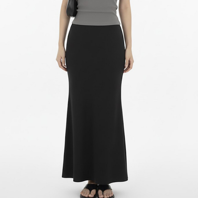 메이첼 율린 머메이드 밴딩 롱 스커트 12324