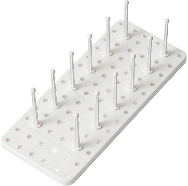 까사라이프 접시꽂이 그릇 정리대, 화이트, 1개