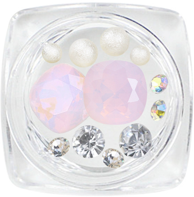 골드루쓰 컬러크리스탈 아트키트 네일파츠, 로즈워터오팔, 1개