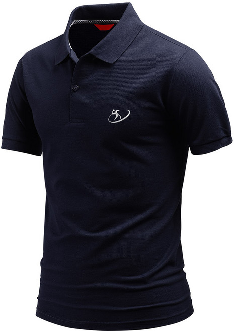 다꾸앙 남성용 슈퍼윙 PK 반팔 자수 카라 티셔츠 E04JKA_JC3865