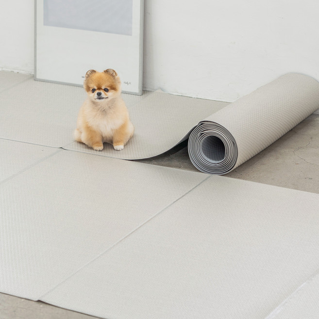 디팡 강아지 펫플레이 매트 폴딩타입, 시크그레이, 1개