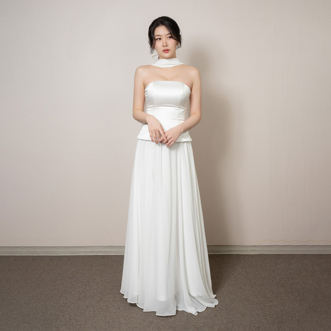 릴리드레스 루선드롭 스카프 드레스 LDP175