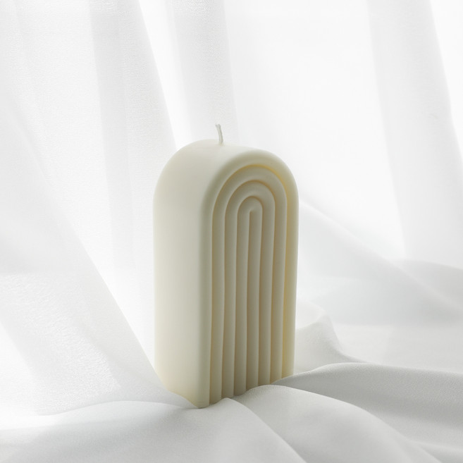 제이블룸 라에아 아치 오브제 캔들, 230g, 1개, 티니 스위트