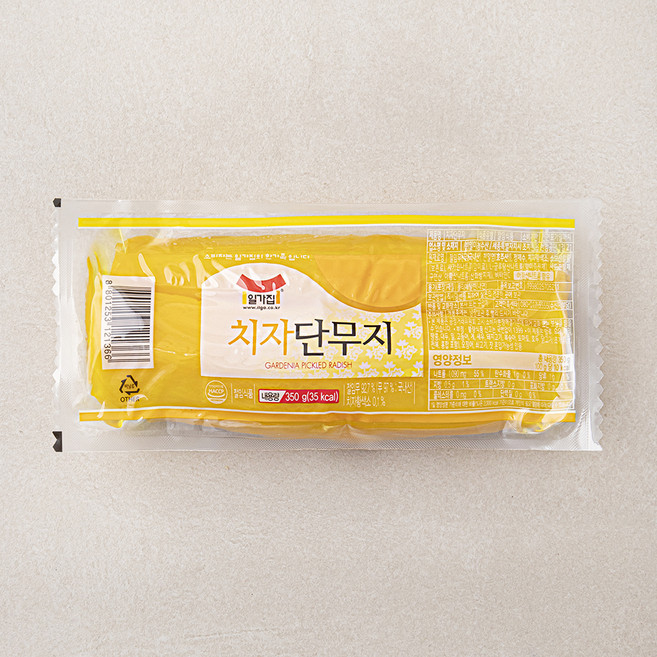 일가집 치자 단무지, 350g, 1개