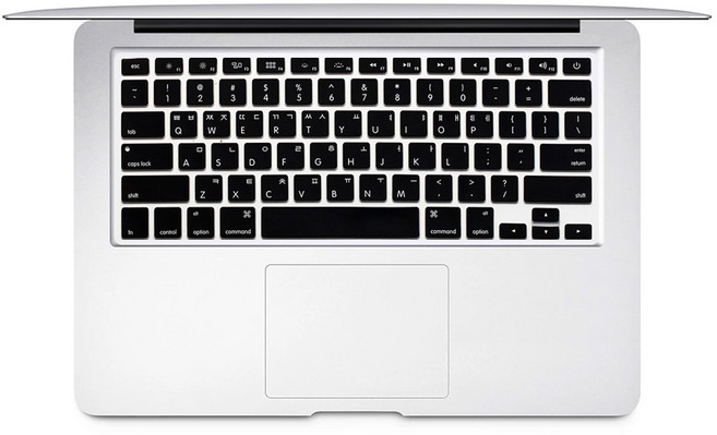 2024년 맥북 프로14 M4 키보드 컬러 키스킨 A3112, 블랙, 1개