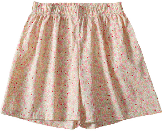 女款柔軟棉質大尺碼居家褲 花朵