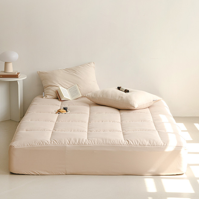 누빔 토퍼 밴드형 매트리스 커버 5cm