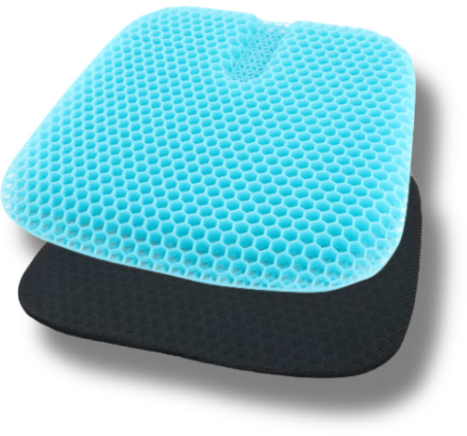 구띵 실리콘 탄력 벌집방석 + 커버 세트, 민트