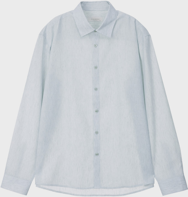 마인드브릿지 남성용 통기성 린넨 라이크 세미 오버 셔츠 MXWS3102