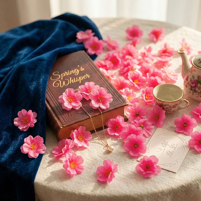 아르띠콜로 조화 벚꽃잎 100p, 핑크, 1개