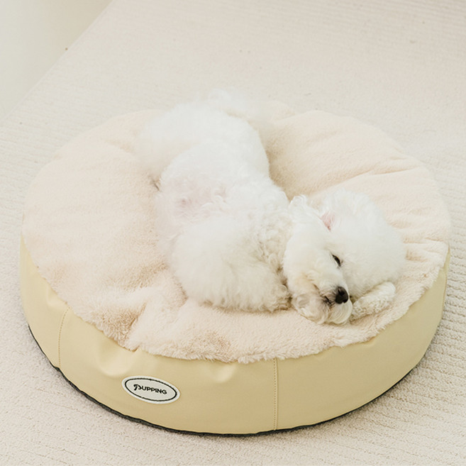 퍼핑 반려동물 푸딩 빈백, 버터, 1개