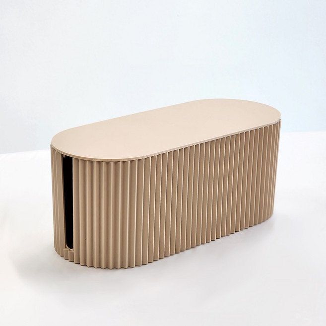 주앤지 다용도 전선 멀티탭 정리함, 1개, 브라운