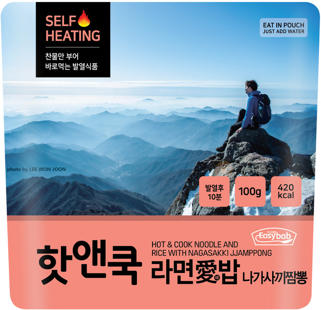 이지밥 핫앤쿡 라면애밥 나가사끼짬뽕, 100g, 1개