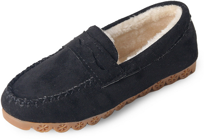 여성용 따뜻한 털 페니로퍼 HLBN1088911