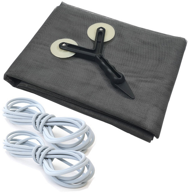 방충망시트 일반형 + 가스켓 5m x 2p + 작업로라, 1세트