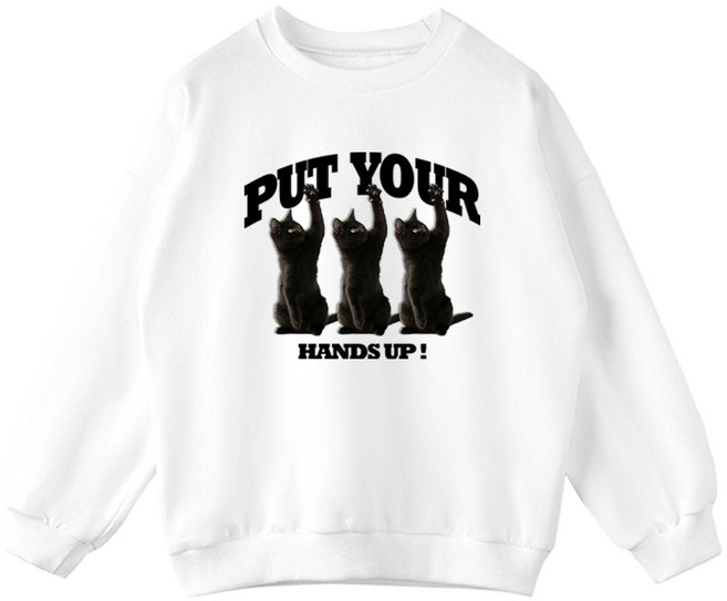 제니 주니어 오버핏 핸즈업 맨투맨 JN1042M