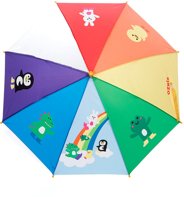 오즈키즈 아동용 무지개 친구들 우산