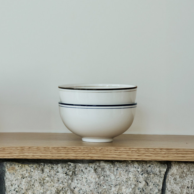 MAISON OBJET 尹陶瓷 舒適大碗 2件組, 棕色, 藍色, 1套