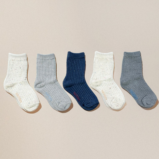 Kids FUTURE 柏林羅紋襪5雙組