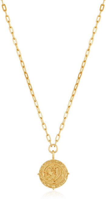 아니아하이에 여성용 아비시니아 에이션트 925 실버 14K골드 도금 목걸이 N020-02G + 쇼핑백