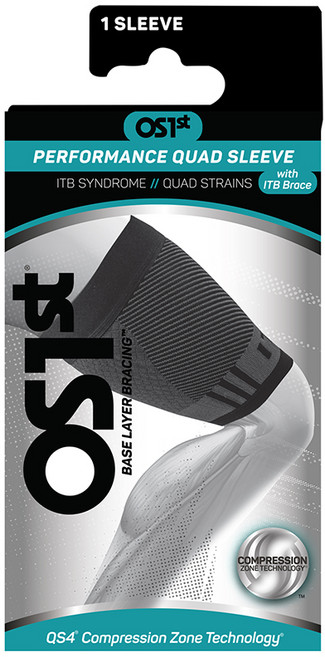 오에스퍼스트 QS4 헬스 요가 스포츠 허벅지 보호대 블랙, 1개
