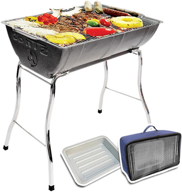 ConTz 立式方形烤肉架 7~8人用, 1個