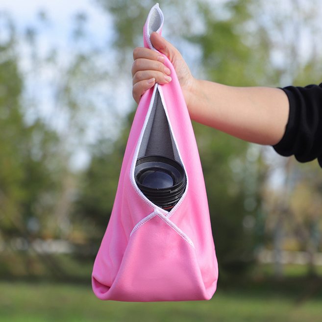 은희마법 카메라 렌즈 클리너 겸용 매직 파우치 핑크 35 x 35 cm, 1개