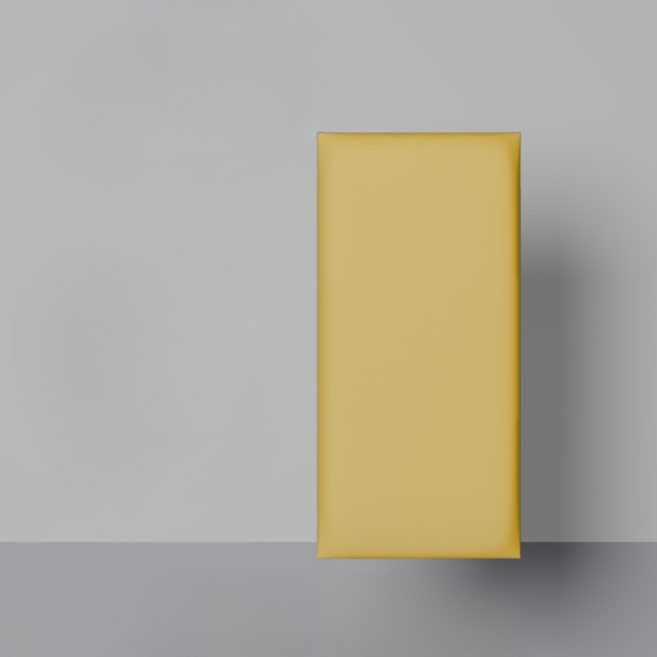 미소로운 벽 쿠션 벽매트, 크롬옐로우