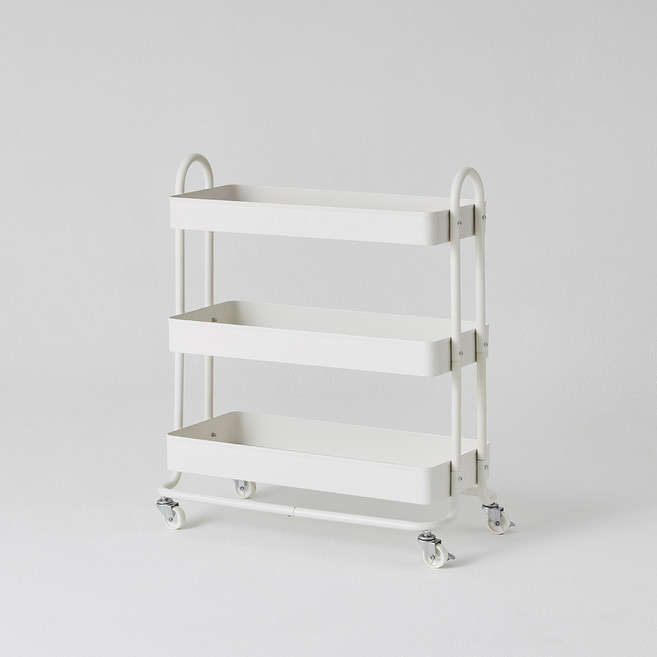 한샘 재크 와이드 트롤리, 화이트, 3단