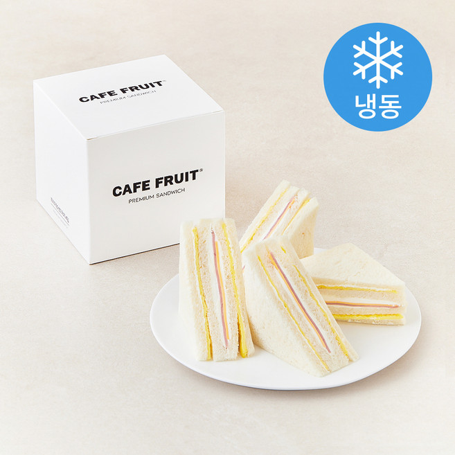 카페프룻 햄치즈 샌드위치 (냉동), 75g, 1개, 4개입