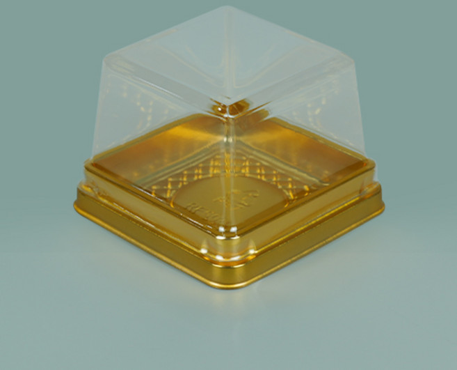 천운패키지 화과자 케이스 1구 50p, 골드, 1개