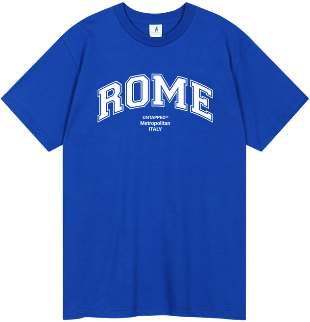 언탭트 남여공용 ROME 16수 반팔 티셔츠