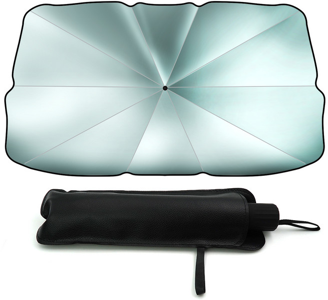 에이스피드 삼에스 차량용 우산형 햇빛가리개 S, 블랙, 1개