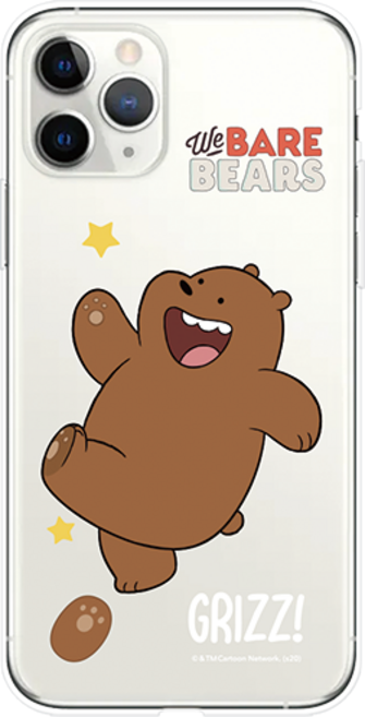 위베어베어스 해피 클리어 휴대폰 케이스