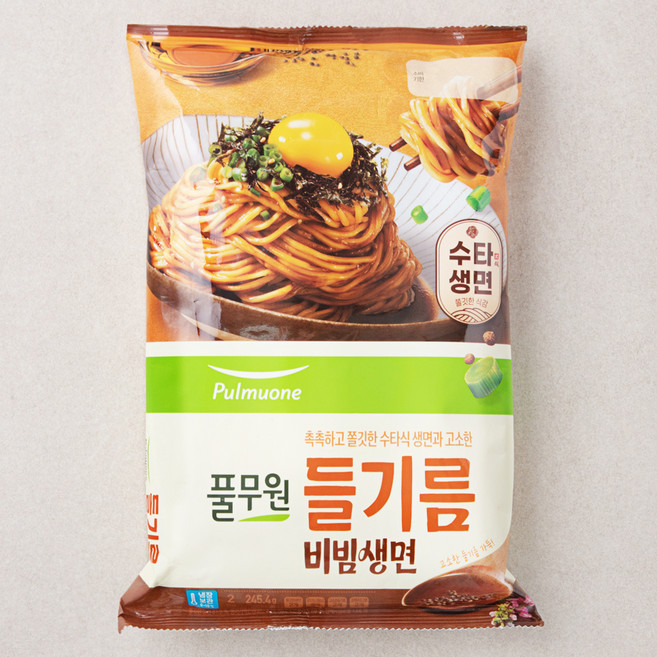 풀무원 들기름 비빔생면 2인분, 245.4g, 1개