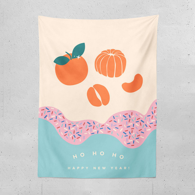 아티홈 행복한 크리스마스 태피스트리 플란넬, TYPE 05