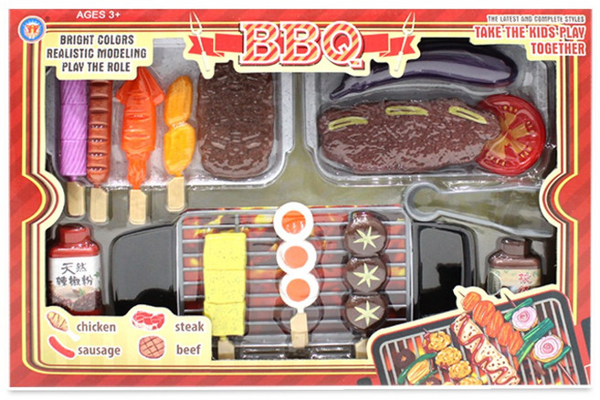 바베큐 캠핑놀이 세트, 혼합색상, 1개
