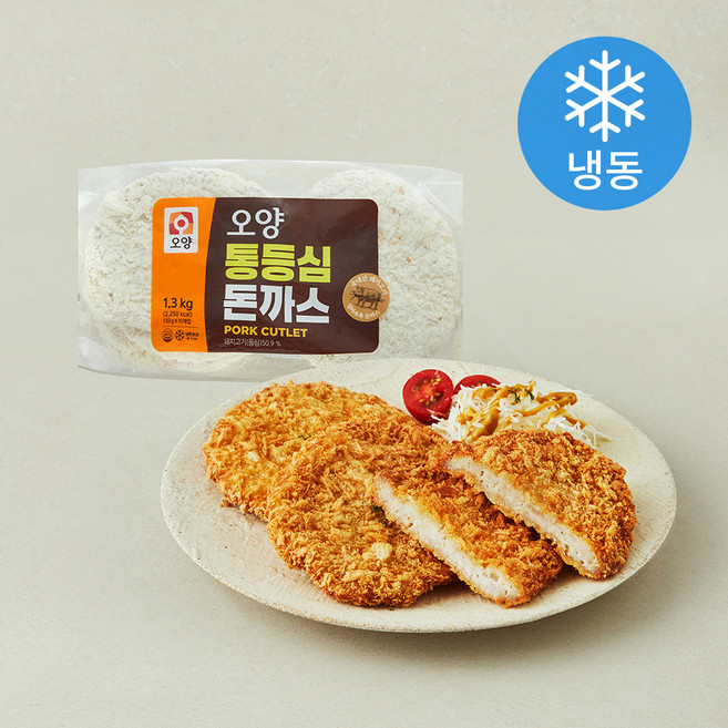 사조오양 통등심 돈까스 (냉동), 1.3kg, 1개