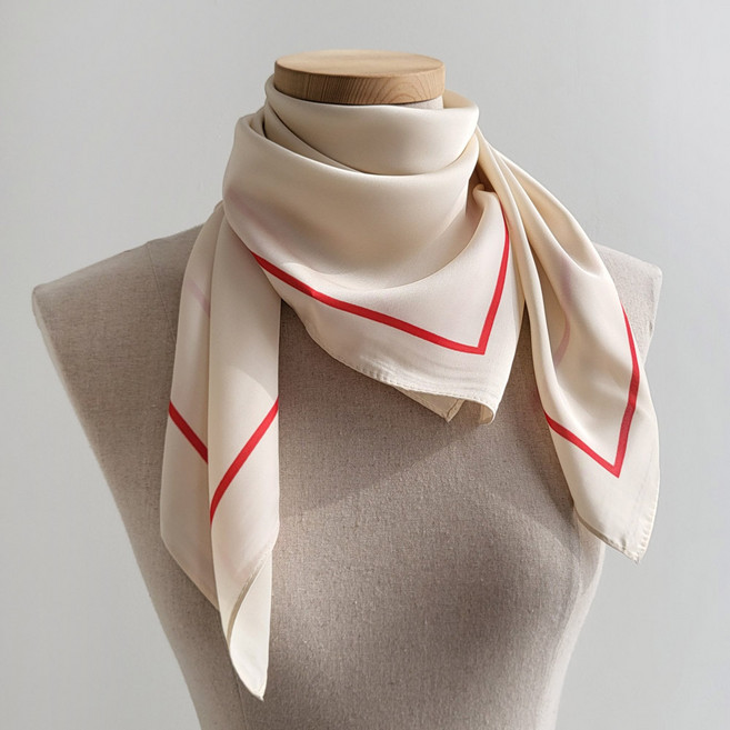 바비수 쁘띠 모던라인 스카프