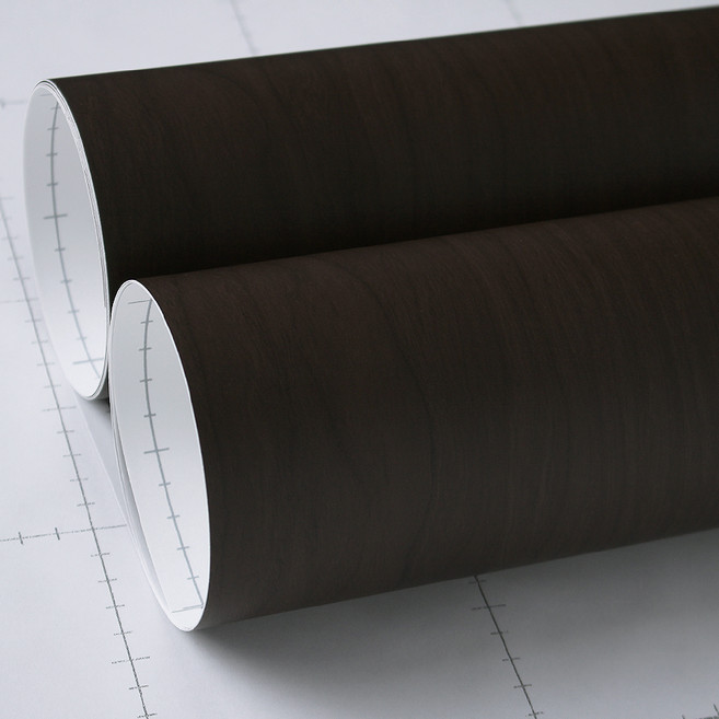 시트몰이 무늬목 인테리어필름 SW616, 내츄럴 체리 블랙 브라운