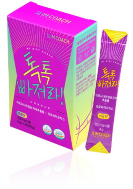 슬림코치 톡톡빠져라 건강기능식품, 3g, 14개