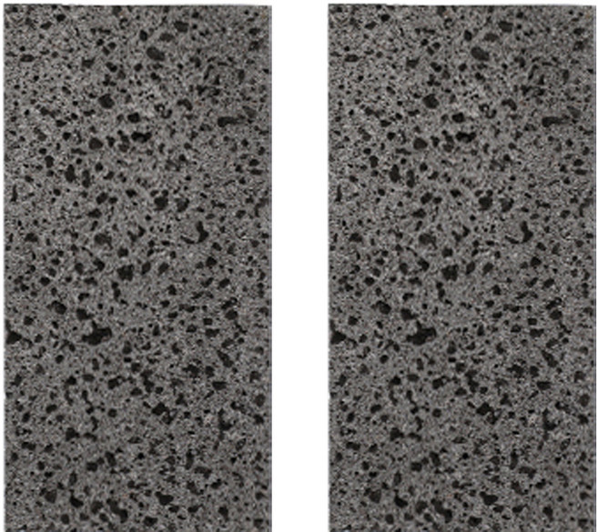 대한 스톤 대리석 트레이 오브제 무광 COS-35L 2p, 블랙